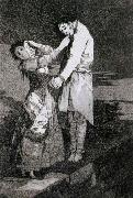 Francisco de goya y Lucientes Out hunting for teeth oil on canvas